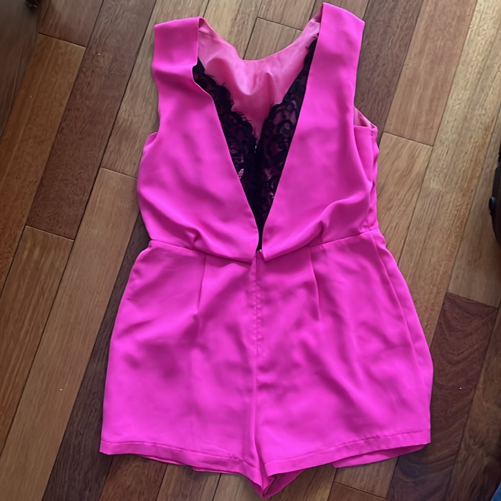 Pink playsuit